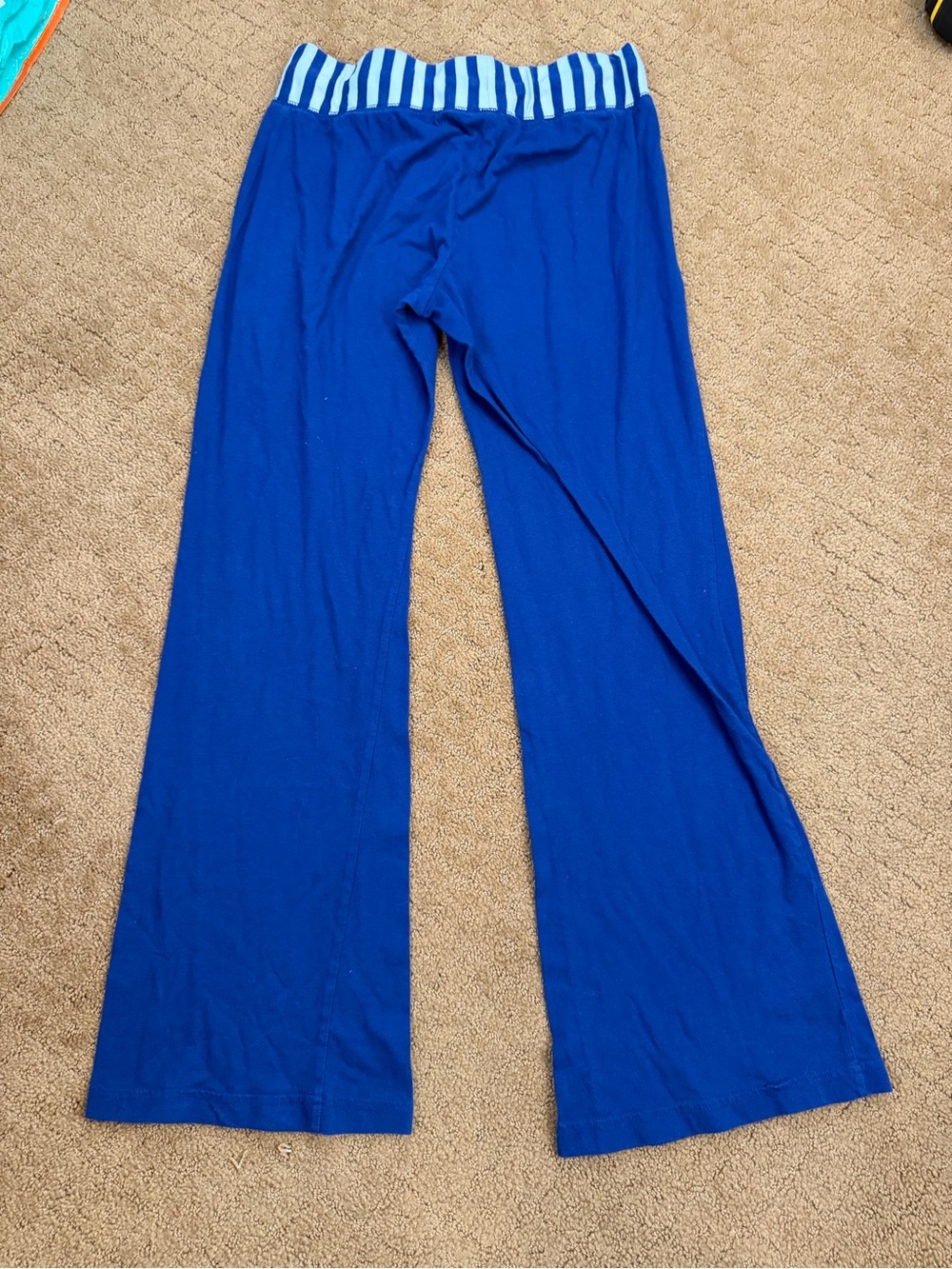 NFL Team Apparel Indianapolis Colts Women’s Blue Striped Lounge Pants Size M Y2K - Picture 9 of 9